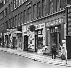 København i begyndelsen af 1970erne. Foto:Uwe Bødvadt
