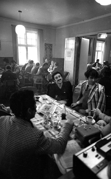 Fremmedarbejderklub. 1970erne. Foto: Uwe Bødevadt